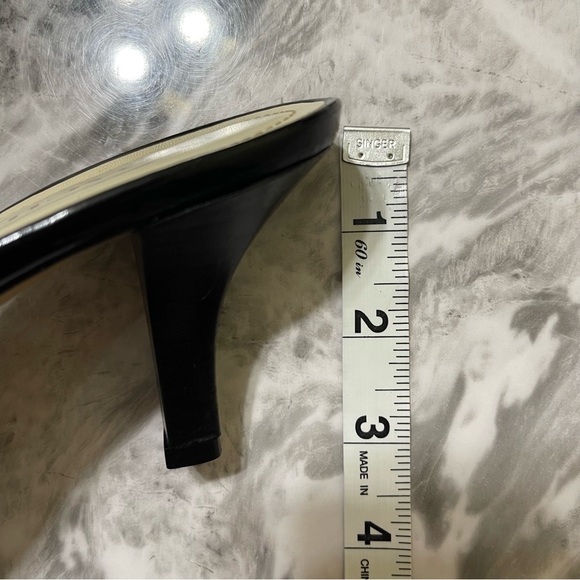 Coach Camryn Black Heel Shoes Size 8.5 Made In Italy Formal Party Cocktail - Picture 14 of 14